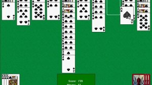 Windows XP - Spider Solitaire Gameplay