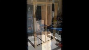 Калитка плетёная из штакетника