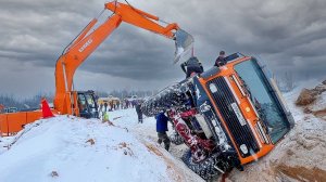 Волосы дыбом Что могут эти Грузовики на бездорожье Лютая оффроад заруба на Truck Trial