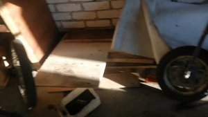 Непростая установка колеса от мотоцикла Восход на мопед Зид Пилот.