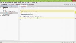 HelloWorld: JDK8 x IntelliJ IDEA 13