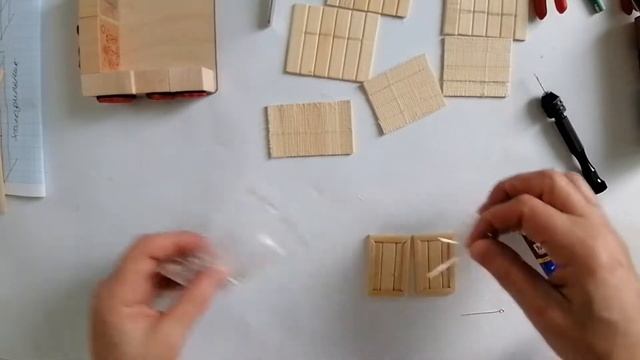 DIY Комод садовый из бамбуковой салфетки для кукольного дома/MINIANURE lockers смотреть онлайн