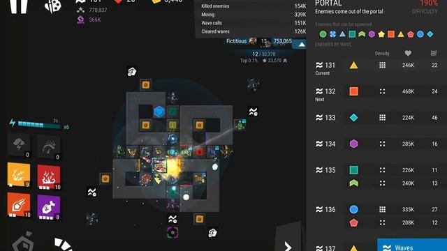 Infinitode 2 v1.8 - Level 6.1 - Score 1.25Mil смотреть онлайн