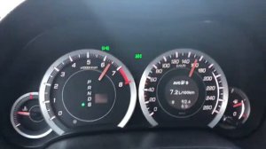 Разгон Хонда Аккорд 8 в спорт режиме