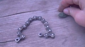 Как сделать браслет из велосипедной цепи в домашних условиях.