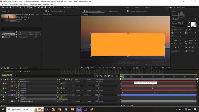 Smooth Intro Motion Graphics Tutorial | After Effects Title Animation смотреть онлайн