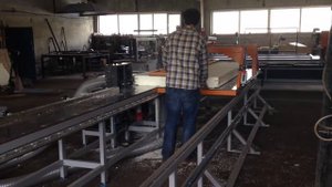 Выборка паза СИП (SIP) сэндвич панели - фрезерный станок