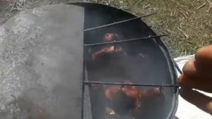 Самая простая коптильня на даче