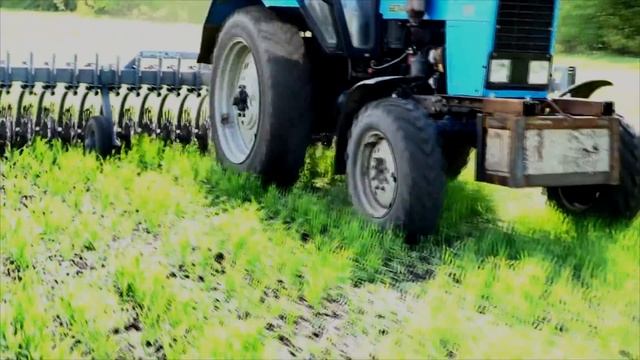 Борона-мотыга МРН-6,3 в работе смотреть онлайн