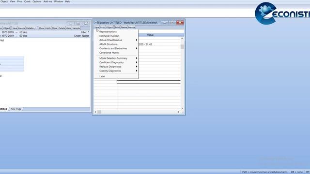 Asymmetric Effects Non linear NARDL model estimation using EViews 9 and Below for Timeseries Data смотреть онлайн