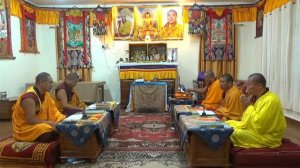 Траши Цегпа, молитвы Барче Ламсел, Сампа Лхундрубма, Часум, Ленчаг Торма, Сержем, Янгуг. 29.08.2023