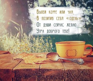 Доброе утро! Хорошего продуктивного дня