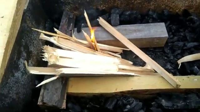 Жарим мясо и готовим синий картофель смотреть онлайн