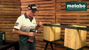 SB 18 LTX - 3 BL Q I Cordless Impact Drill Demonstration - Metabo