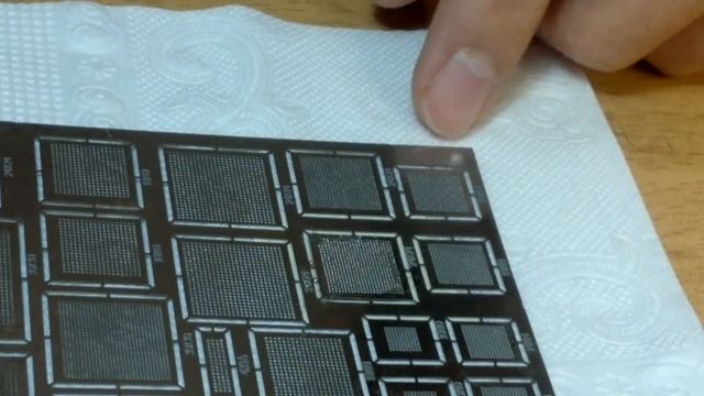 Перекатка/Ребол BGA микросхемы на китайском трафарете с китайской пастой смотреть онлайн