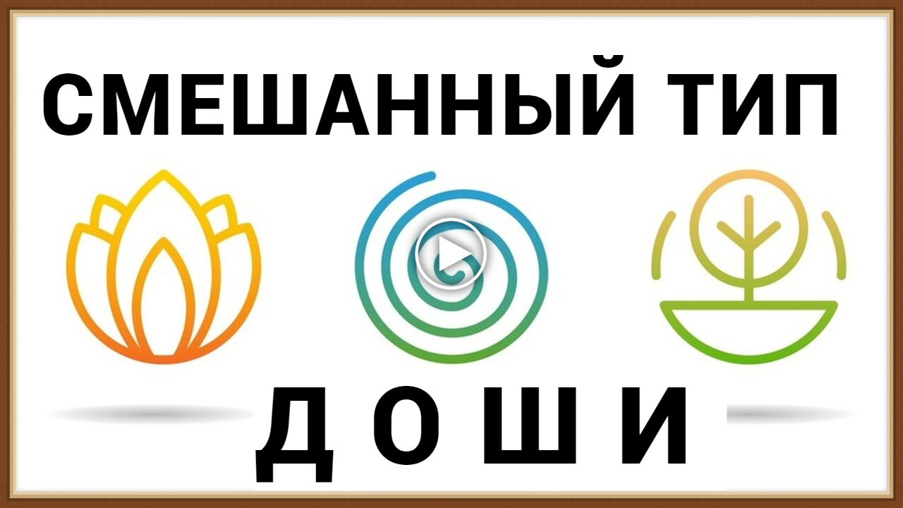 КОНСТИТУЦИЯ ЧЕЛОВЕКА - СМЕШАННЫЙ ТИП ДОШИ