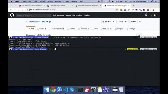 Creating your new Hugo website with a single command смотреть онлайн