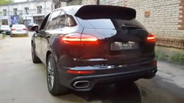 Тюнинг выхлопной системы дизельного Porsche Cayenne diesel 958