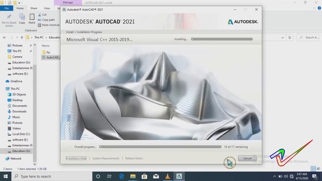 How to install Autodesk AutoCAD 2021 caddtechpro смотреть онлайн