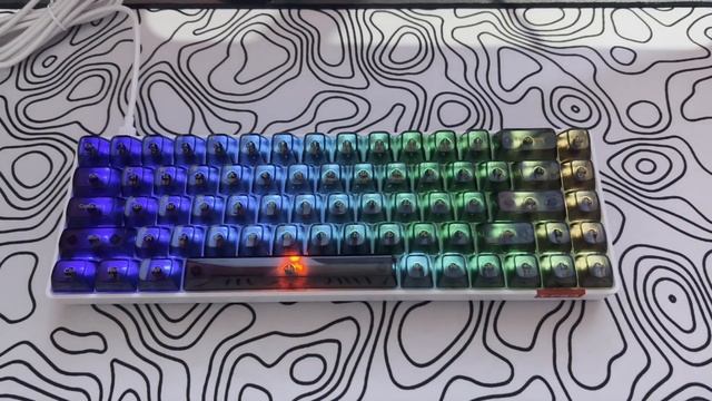 Кастомная беспроводная механическая игровая клавиатура на базе Panteon T PRO/Custom keyboard