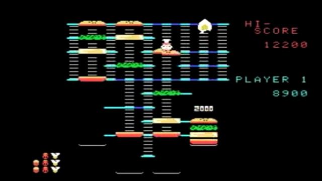 Burgertime - ColecoVision - Best Platform Games (Mattel 1983)