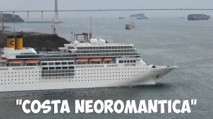 Круизный лайнер "Costa NeoRomantica" выходит из Владивостока