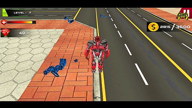 Drone Robot Car Transformation Battle City #2 - Android Gameplay FHD смотреть онлайн