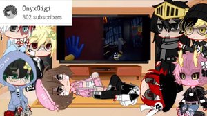 {Mha react to poppy playtime}{gacha club}