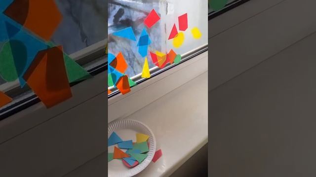 Аппликация на окне без клея!? смотреть онлайн