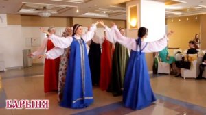 Хороводный танец в северных сарафанах