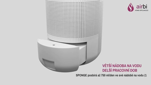 Odvlhčovač a čistič vzduchu Airbi SPONGE смотреть онлайн