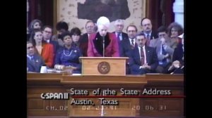 Texas State Of The State Address - February 6, 1991