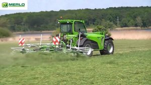 MERLO MULTIFARMER MF40.7 CS - два в одном. Телескопический погрузчик и трактор. Полевые работы