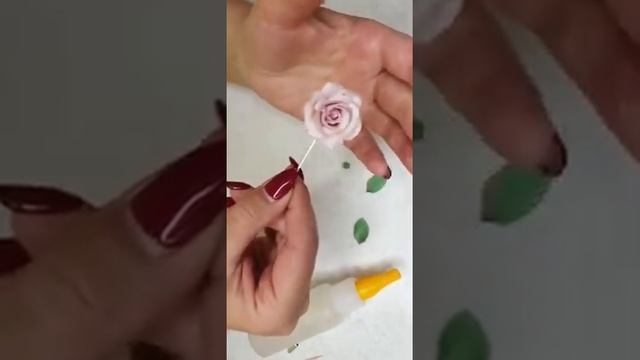 Мастер-класс "Роза из запекаемой полимерной глины" от Елены Кишинской, ч.2 смотреть онлайн