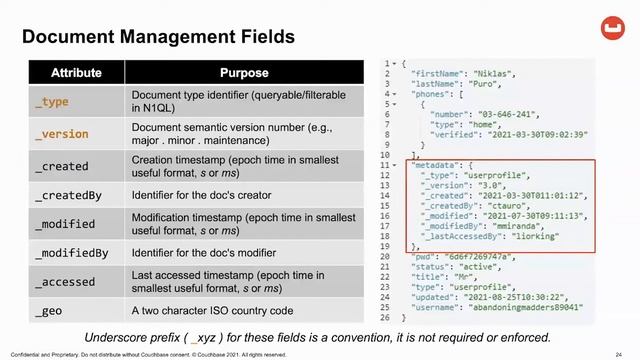 Data Modeling for Couchbase Server 7.0 - CBConnect21 смотреть онлайн