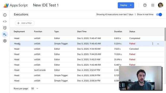 The New Google Apps Script IDE (2020)