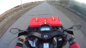 ДИНАМИКА РАЗГОНА квадроцикл до 60 км/ч cfmoto X8