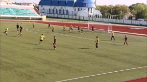 Голы и опасные моменты первого тайма матча "Лунинец" - "Ганцевичи"