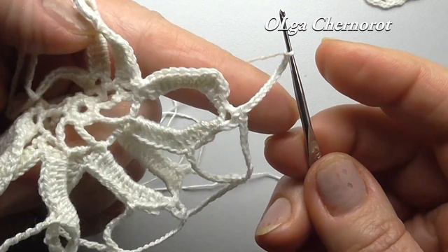 Beautiful motif for the tablecloth CROCHET Красивый мотив для скатерти смотреть онлайн