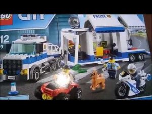 Обзор СУПЕР набора LEGO CITY/ Мобильный полицейский участок. КлАссНыЙ ФУРГОН. Много деталей.