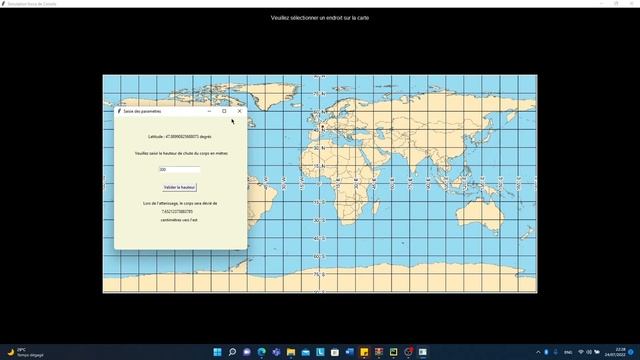 Python simulation (TKinter) - The coriolis force смотреть онлайн