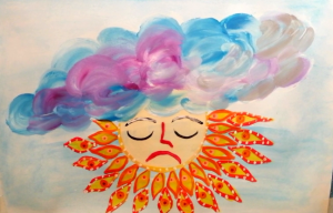 Как нарисовать сказку что солнце заболело