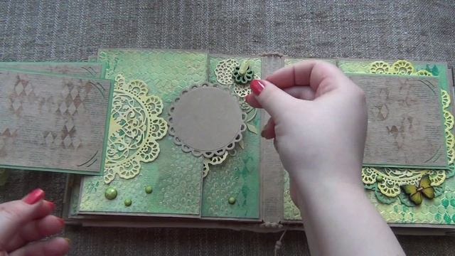 Скрапбукинг. Мини-альбом "Летний" смотреть онлайн