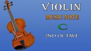 Background Violin Sound - Music Note C (2nd Octave) | Music Sounds For Practice And Tuning