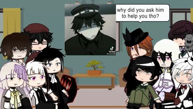 Bungou Stray Dogs characters react to Ranpo Edogawa (Bsd) -- No ships -- Gacha Club смотреть онлайн