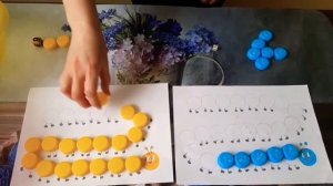 Лилит Кочарян, воспитатель Школы № 2114. Развивающие игры с крышками