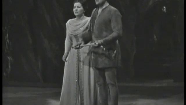 Pilar Lorengar y Waldemar Kmentt, "Tamino mein!" La flauta mágica, Mozart смотреть онлайн