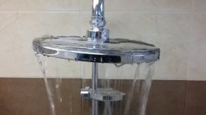 Течь лейки верхнего душа.