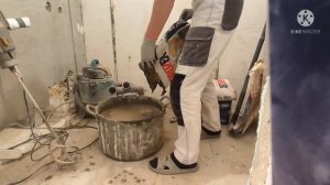 ВЫРАВНИВАНИЕ ПОЛА ПЛИТОЧНЫМ КЛЕЕМ