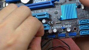 Подключение материнской платы